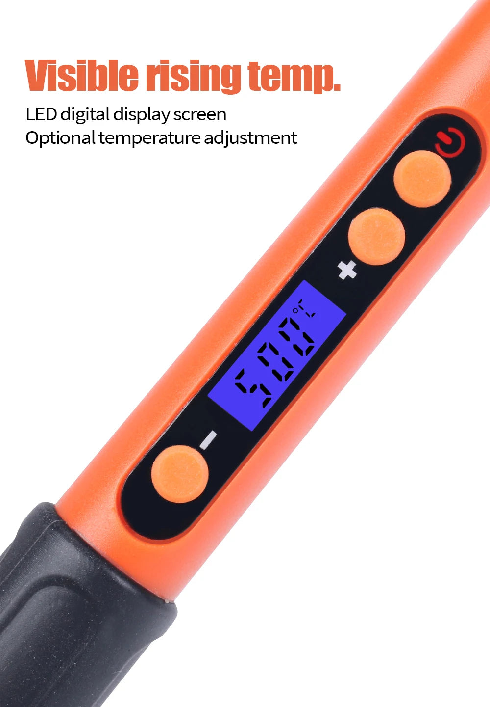 See and adjust the working temperature