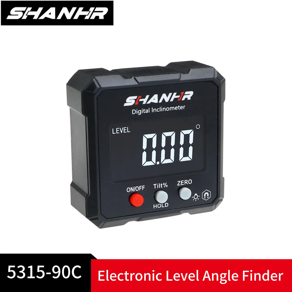 SHANHR Magnetic Digital Angle Finder with Backlight