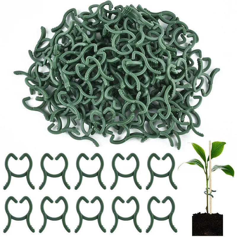 Plant Support Clips – 100/200 Pack, 3 Sizes