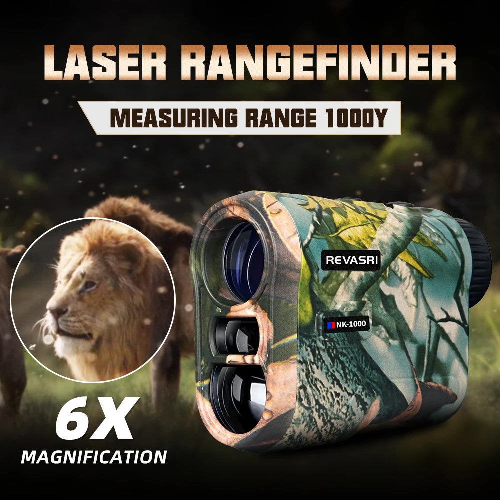 REVASRI 1000m Rechargeable Outdoor Laser Rangefinder