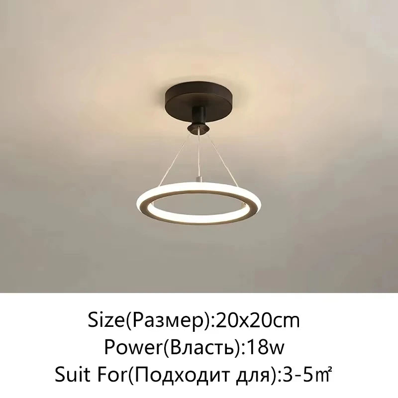 Modern LED Cord Pendant Light, 6 Styles