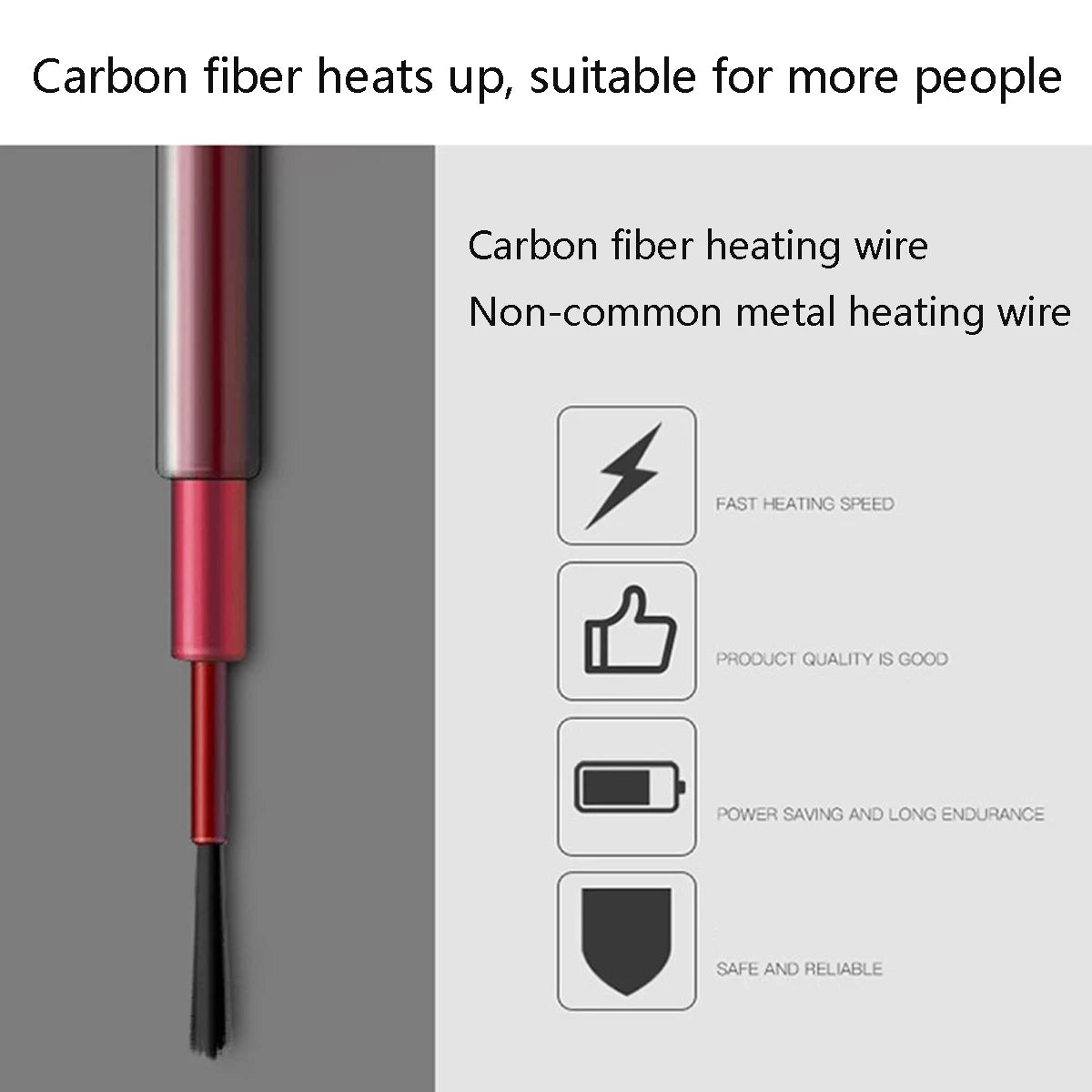 Carbon fiber heating elements