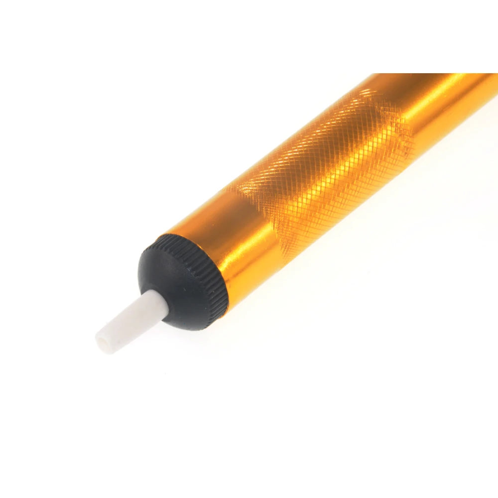 A narrow tip for targeted solder removal