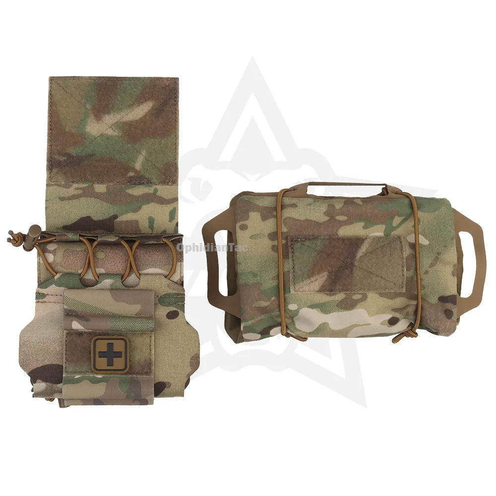 OPHIDIAN Tac IFAK Pouch Rapid Deployment Medical First Aid Pouch Outdoor Sport Hiking Hunting Camping Emergency Survival Bag