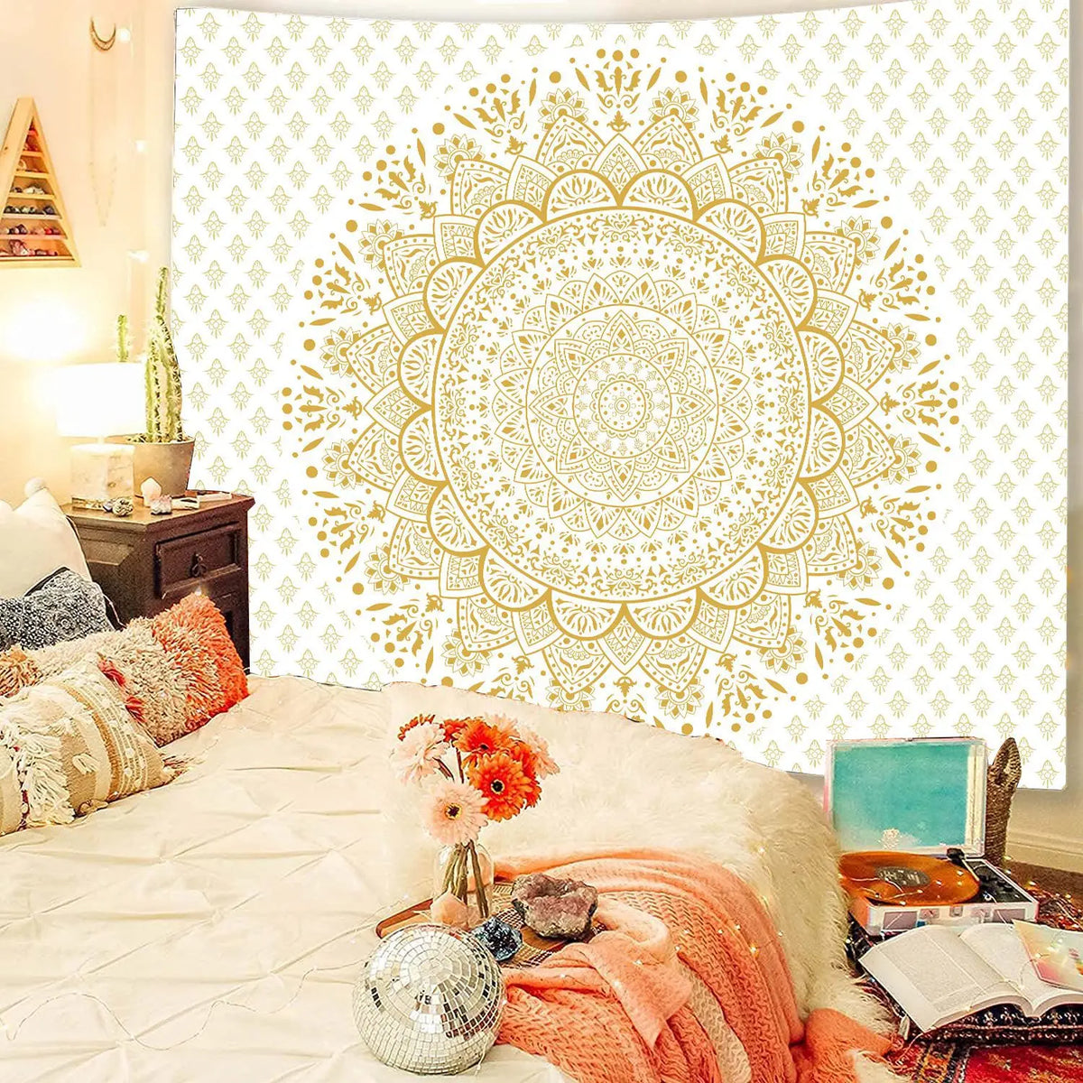 Boho Mandala Wall Tapestry – Multiple Sizes & Designs
