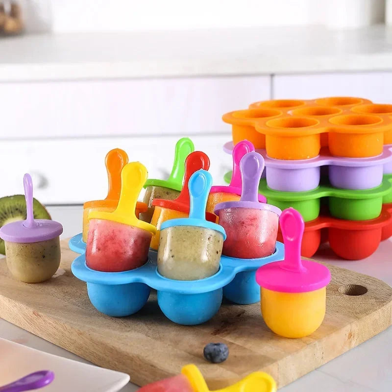 7-Cavity Silicone Popsicle Mold — product image 4