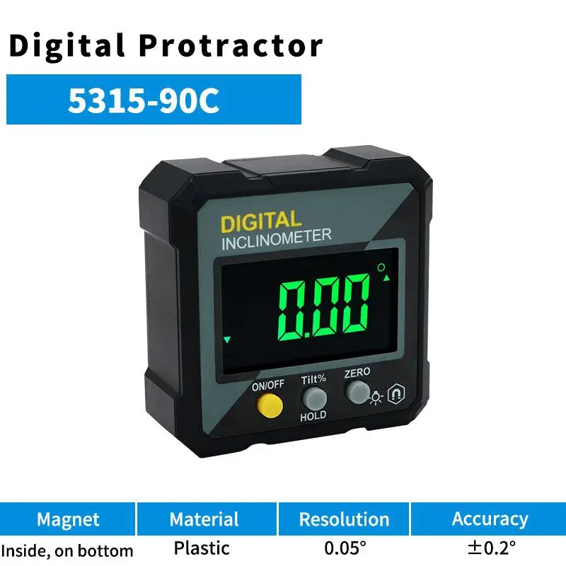 SHANHR Magnetic Digital Angle Finder with Backlight