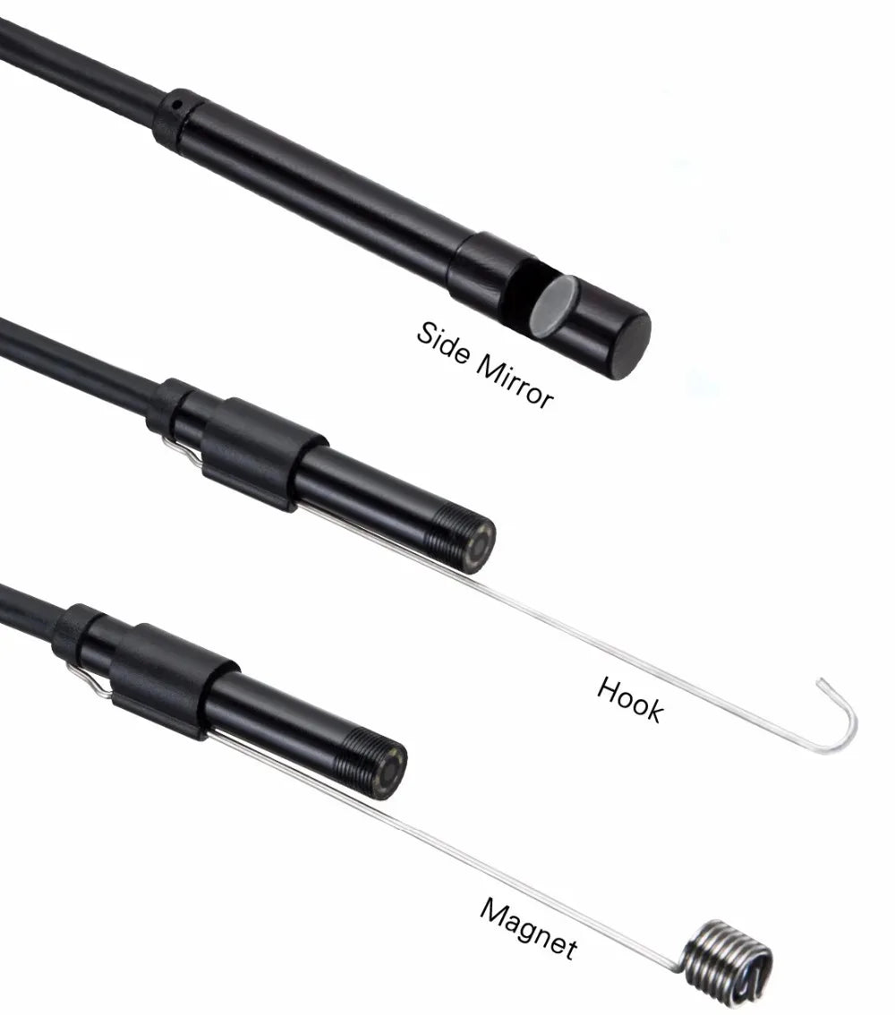 New 8mm Endoscope Camera 1080P HD USB Endoscope With 8 LED 1/2/5M Flexible Cable Inspection Borescope for Android PC