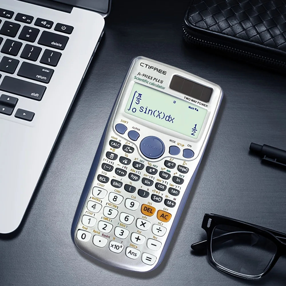 Calculator for FX-991ES PLUS Original Scientific Calculator 417 Functions for High School University Students Office Coin Batter