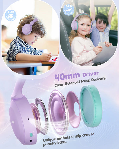 Acer OHR668 Kids Wireless & Wired Headphones