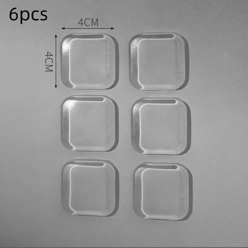 Door Knob Wall Shield Clear Soft Rubber Door Stopper Door Handle Bumper Wall Protector Mute Stickers Muffler Pad Protective Plug