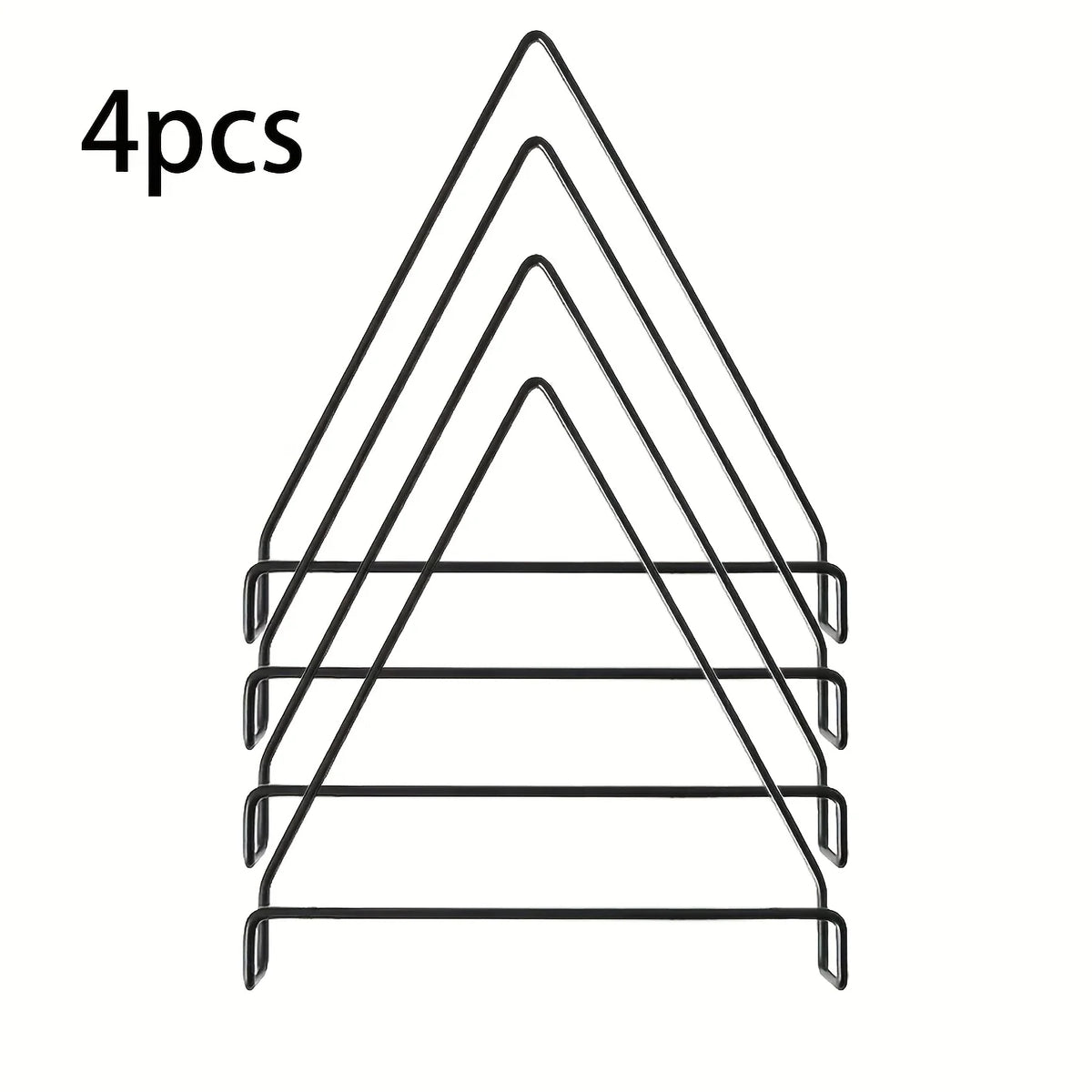 4pcs/2pcs Elegant Matte Black Metal Vinyl Record Wall Mount - Stylish Storage and Display, Perfect Living Room Decoration