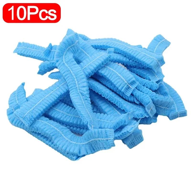 100/50/10PCS Disposable Non Woven Fabric Hat Elastic Sterile Caps Eyelash Extension Head Covers Spa Salon Beauty Accessories