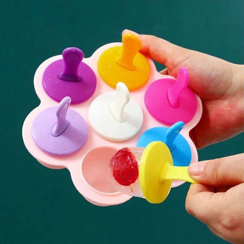 7-Cavity Silicone Popsicle Mold — product image 3