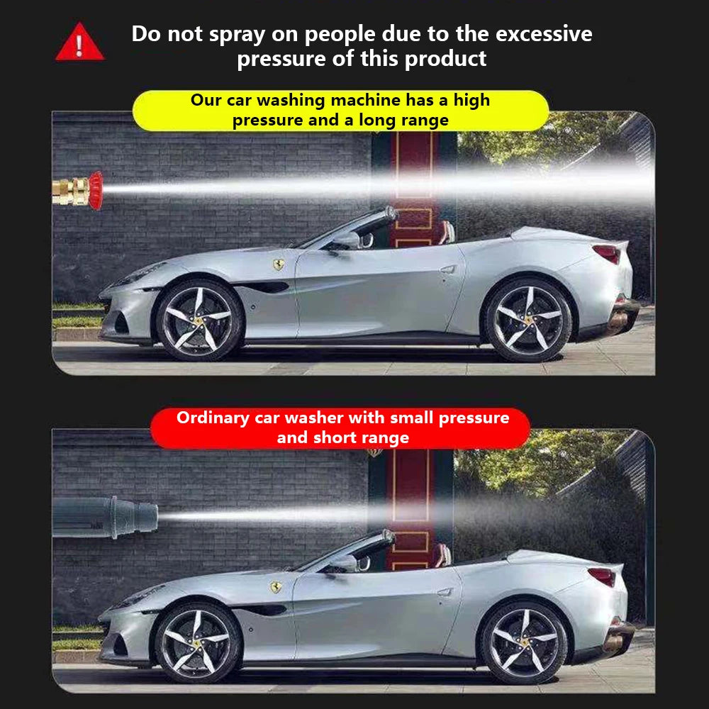 New Wireless High Pressure Car Wash Water Gun Car Washer Self Priming Sustain 300W For Auto Home Garden Cleaning Car Washing