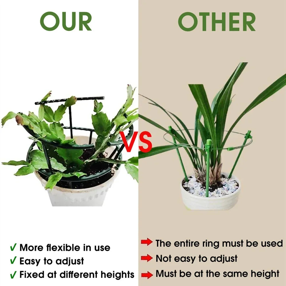 T-Shaped Plant Support Stakes – 1/4/8/16 Pack