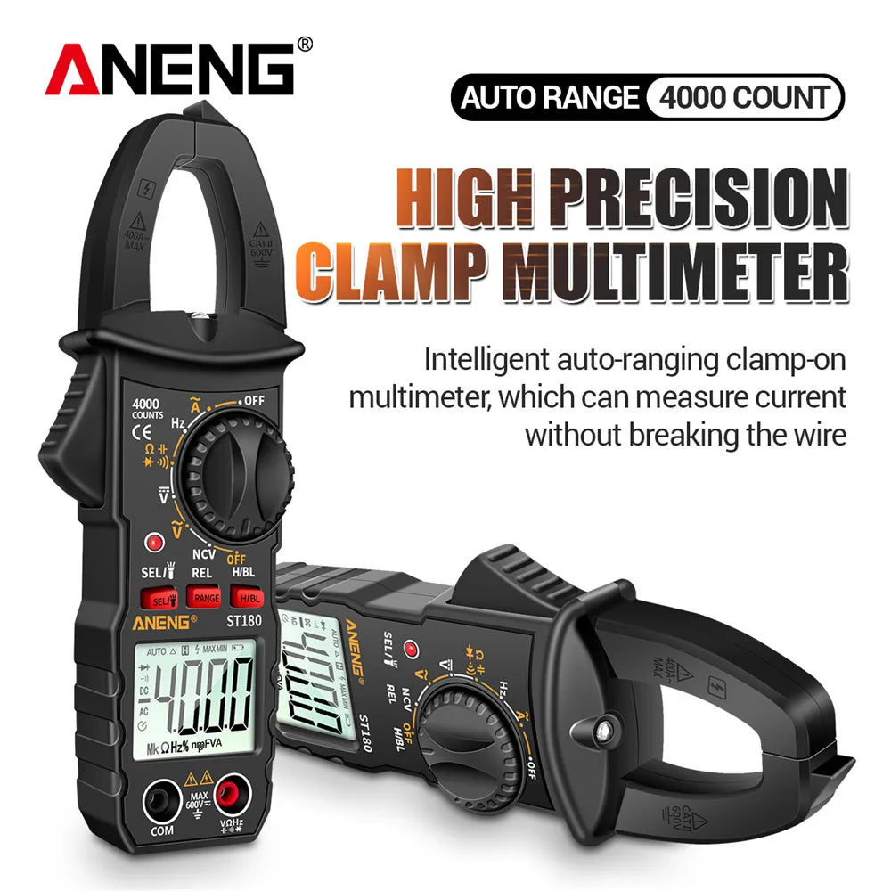 ANENG ST180 4000-Count Digital Clamp Meter