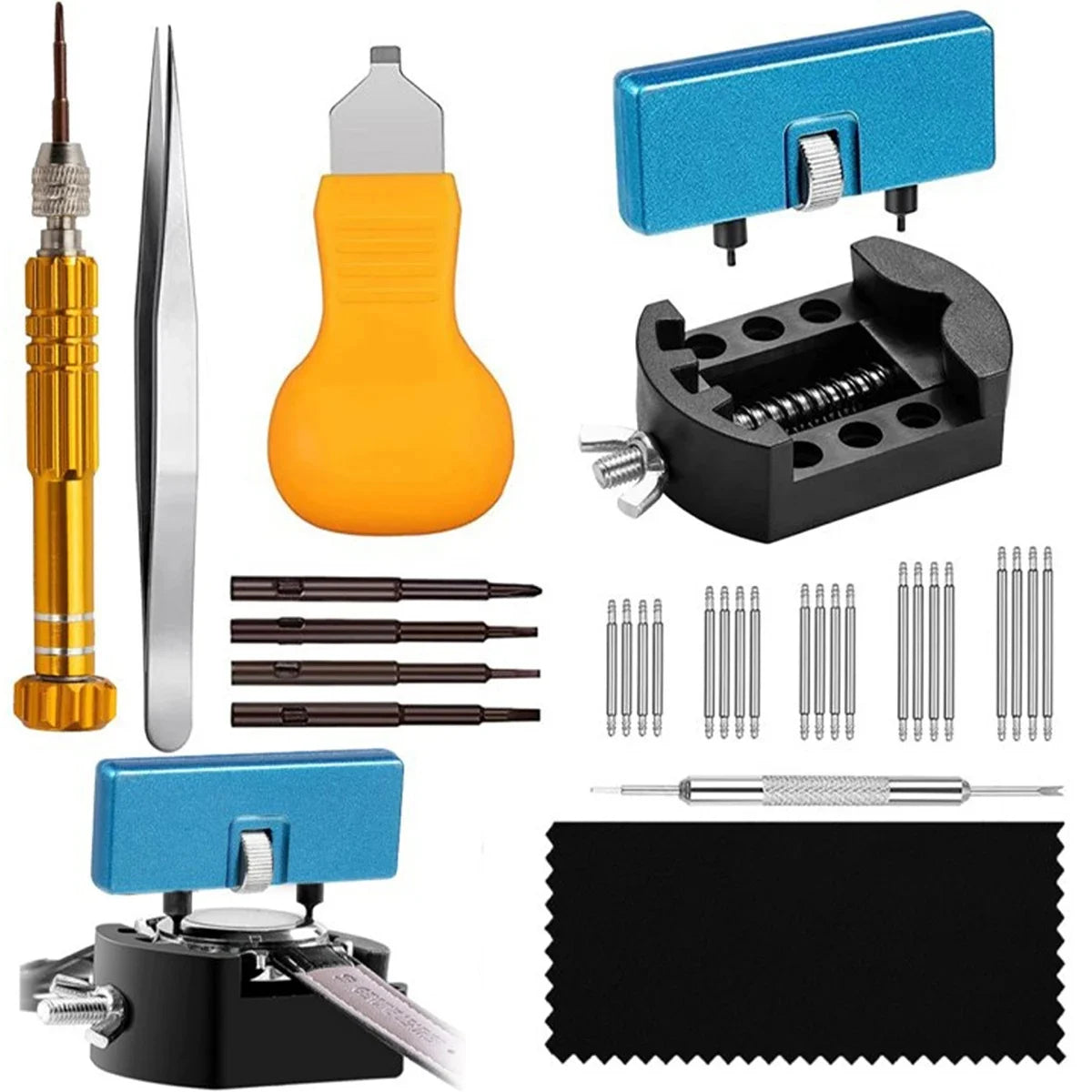 31-Piece Watch Battery and Repair Tool Kit shown as the main supplied product view