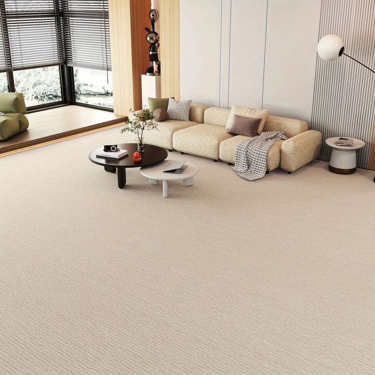Large 40cm*3m Solid Color Protective Rug Suitable For Homes Bedrooms Living Rooms Offices Etc With A Thickened Design.