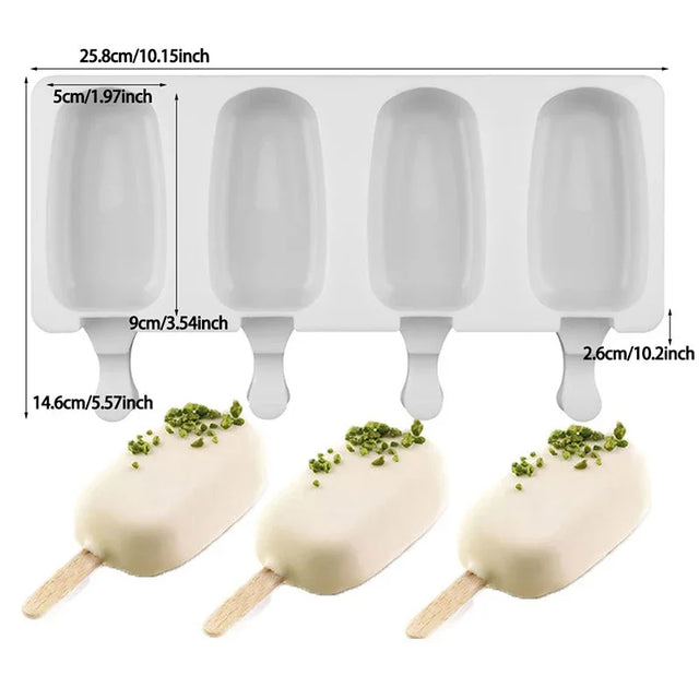 Reusable Silicone Popsicle Mold Set — product image 1