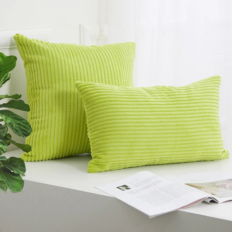 Striped Corduroy Cushion Cover – Multiple Sizes