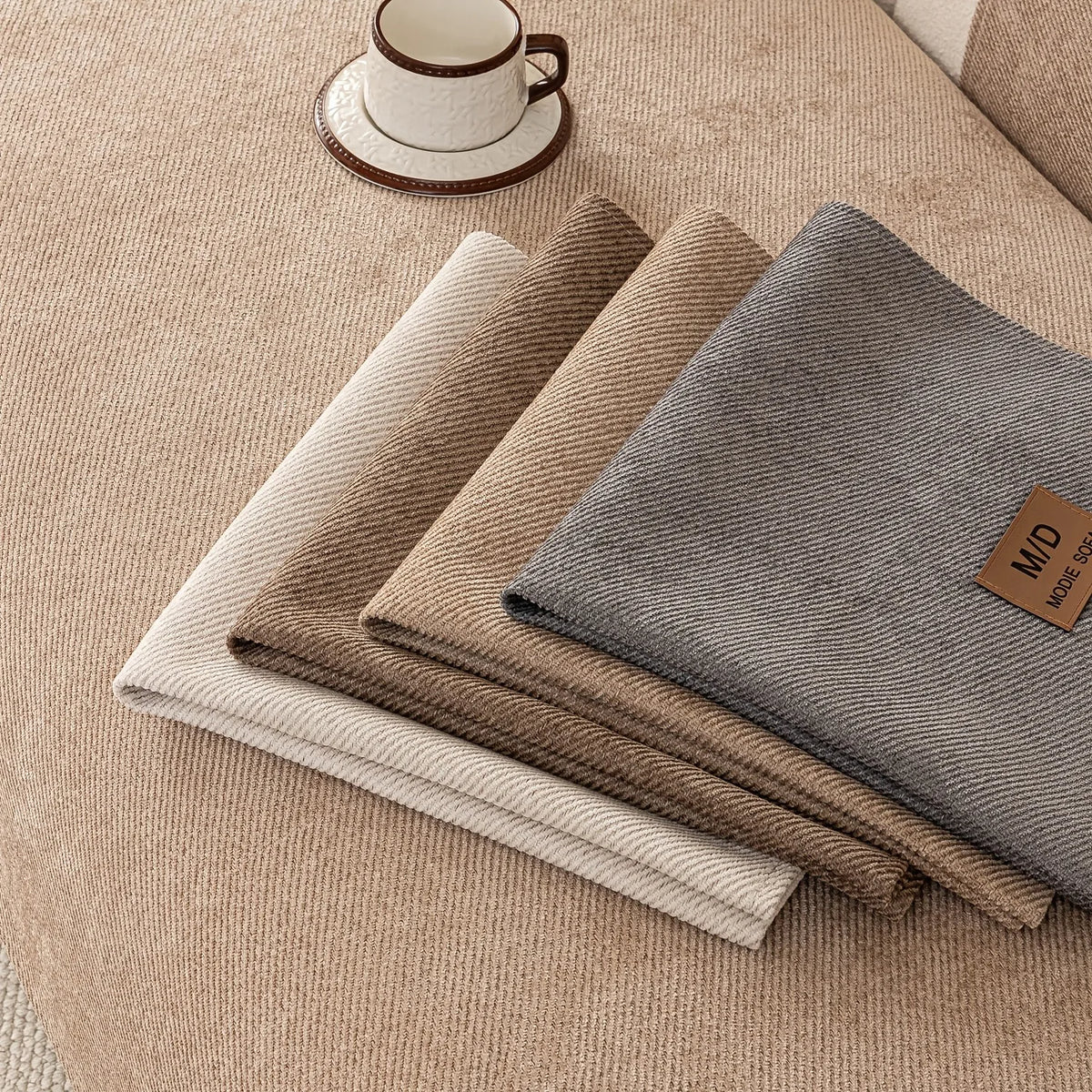 Non-Slip Chenille Sofa Cover Mat – Multiple Sizes