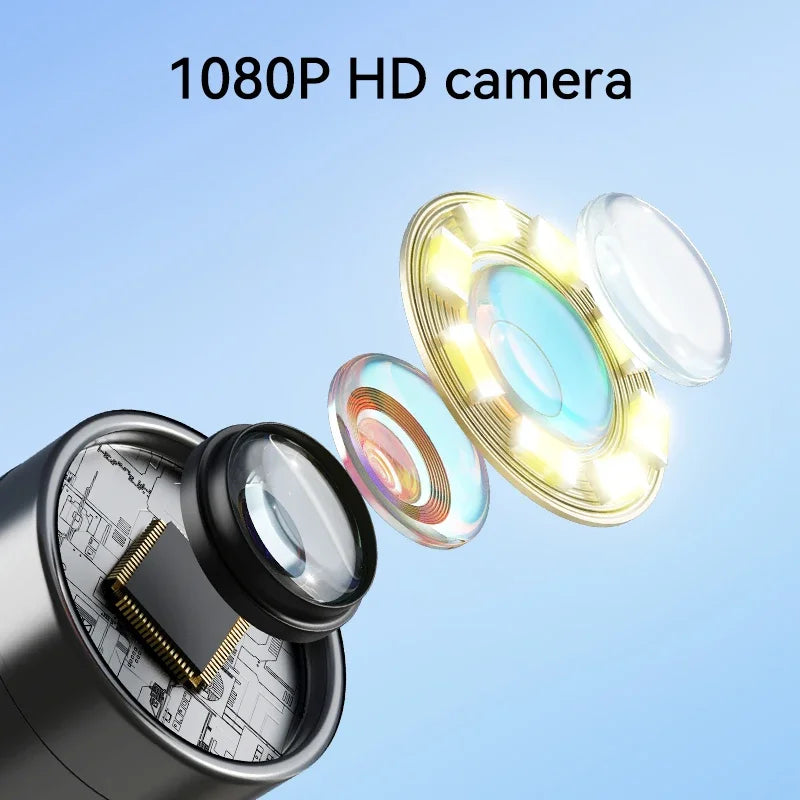 FUERS 1/5/10/20/30M Single/Dual Lens Endoscope Camera 1080P Semi-Rigid Snake Camera Sewer Cable 2600mAh Battery for Pipeline