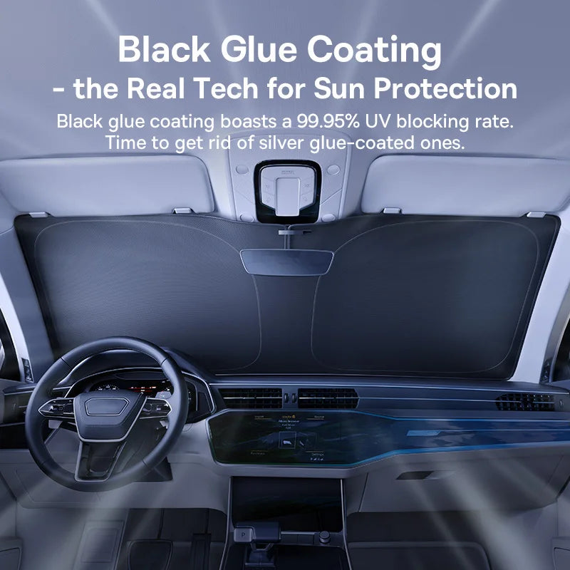Baseus DT1 Car Sunshade Windshield Cover Folding Car Front Window UV Sun Protection for Summer Sun Shade Curtain Protector