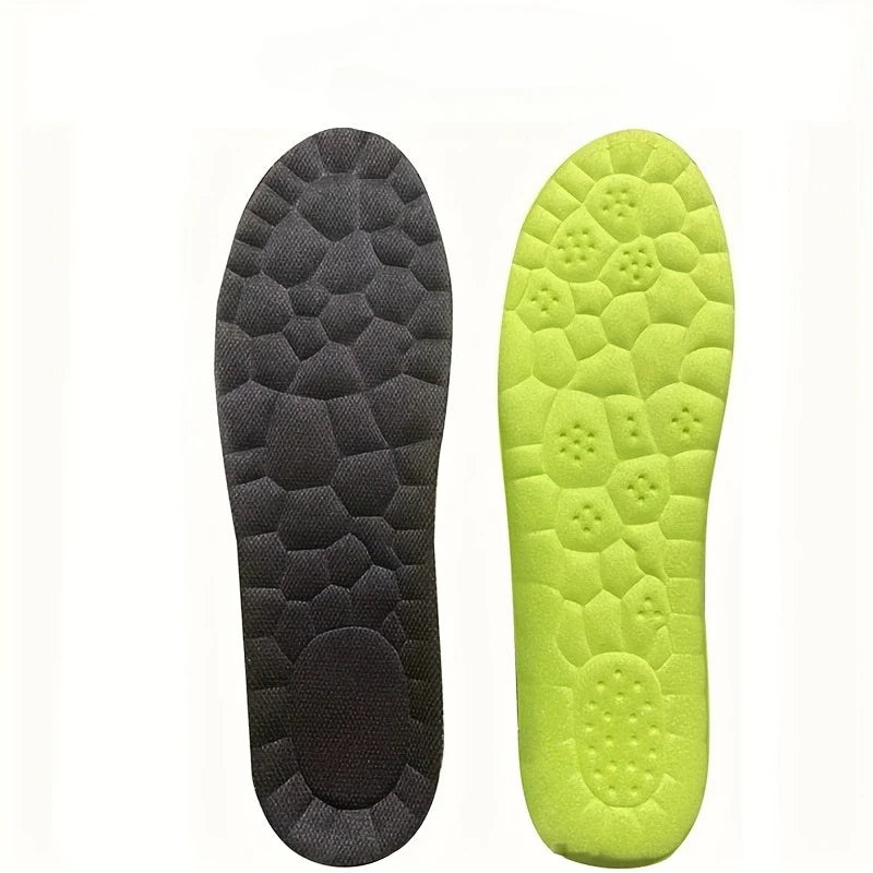 1pair Sponge Sports Shoe Insoles, Shock-Absorbing, Comfortable, Breathable, for Men, Women, Running Accessories