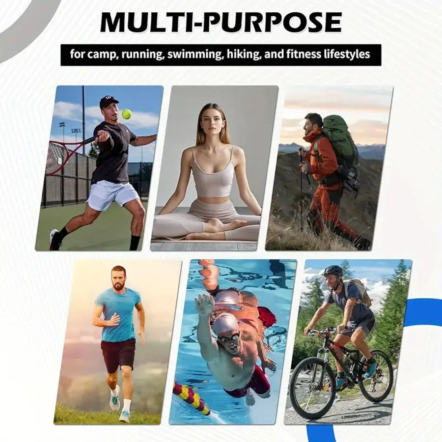 Gym Towel Microfiber Sports Towel for Men and Women, Super Soft and Quick-Drying Towel, for Tennis, Yoga, Cycling, Swimming