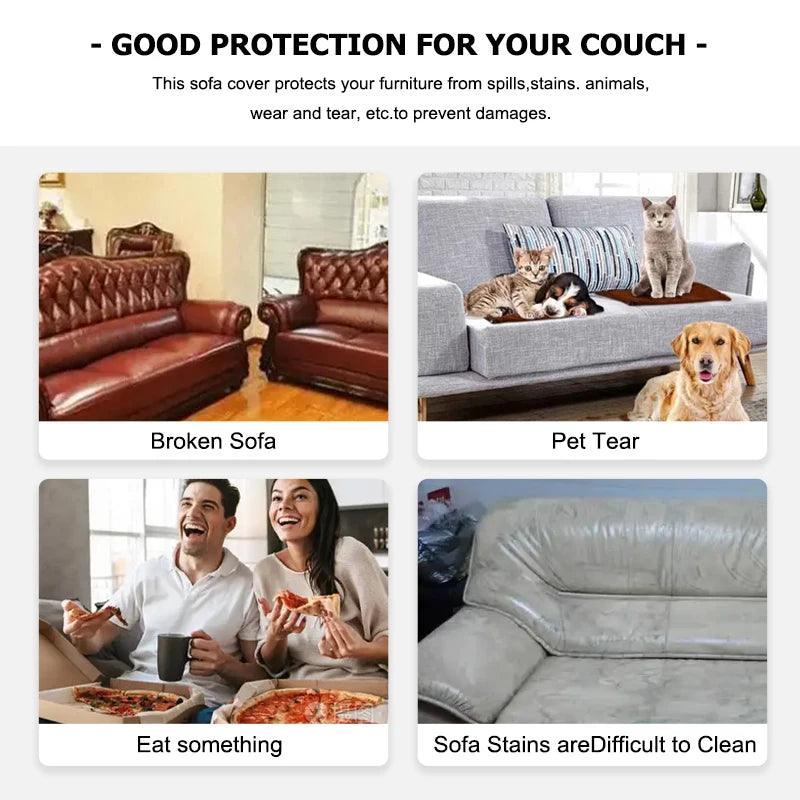 Jacquard Stretch Sofa Cover – 1–5 Seater