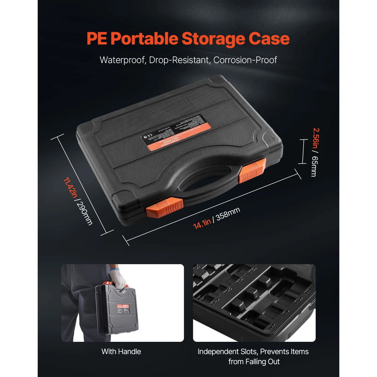 SucceBuy 60-Piece Torx & E-Torx Socket Set