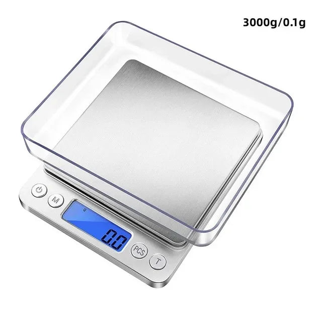 3000 g range with 0.1 g steps