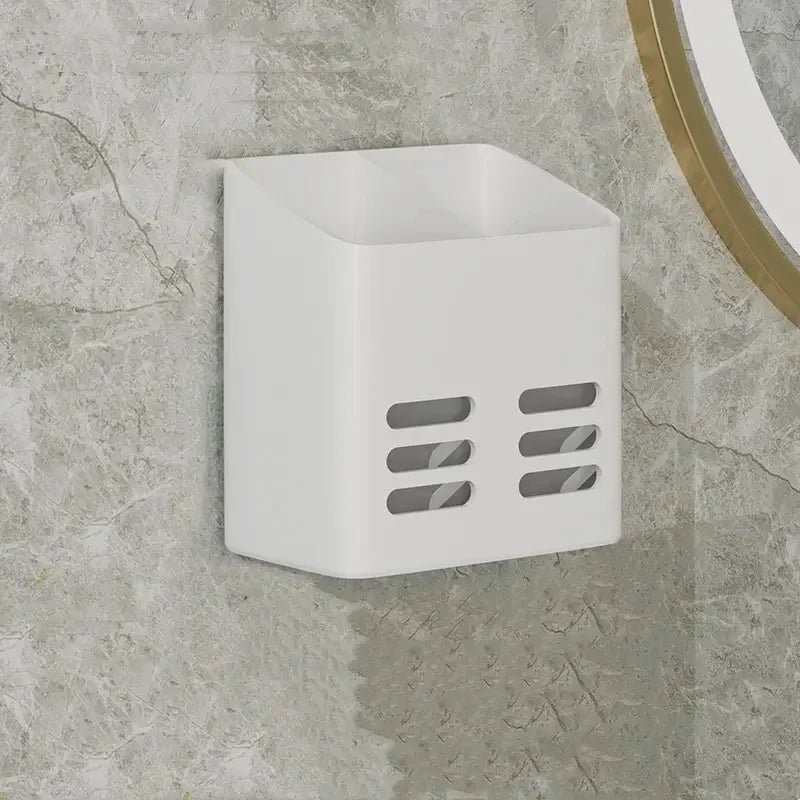 No-Drill Bathroom Wall Shelf – Toiletry & Skincare Organizer