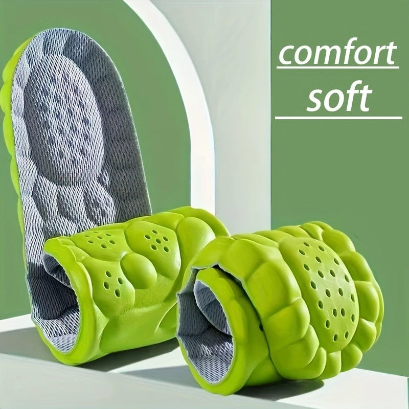 1pair Sponge Sports Shoe Insoles, Shock-Absorbing, Comfortable, Breathable, for Men, Women, Running Accessories