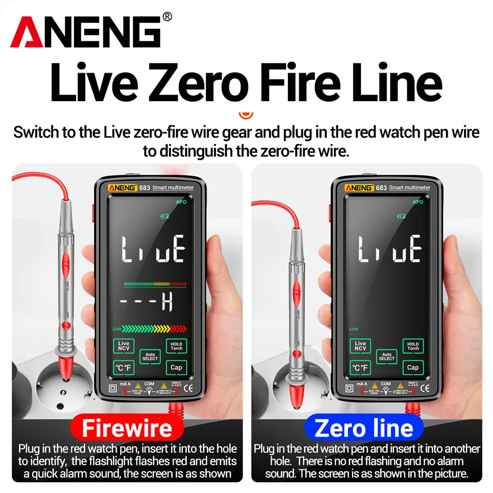 ANENG 683 Rechargeable 6000-Count Digital Multimeter