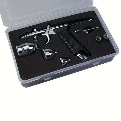 0.3 mm Dual-Action Gravity-Feed Airbrush Set shown in a secondary product or use view