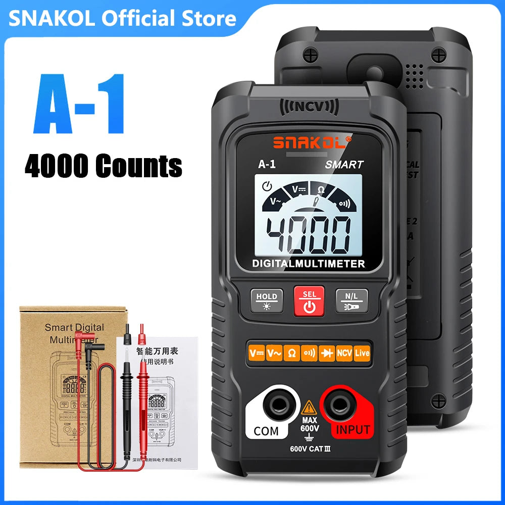SNAKOL SK-A1 4000-Count True RMS Multimeter