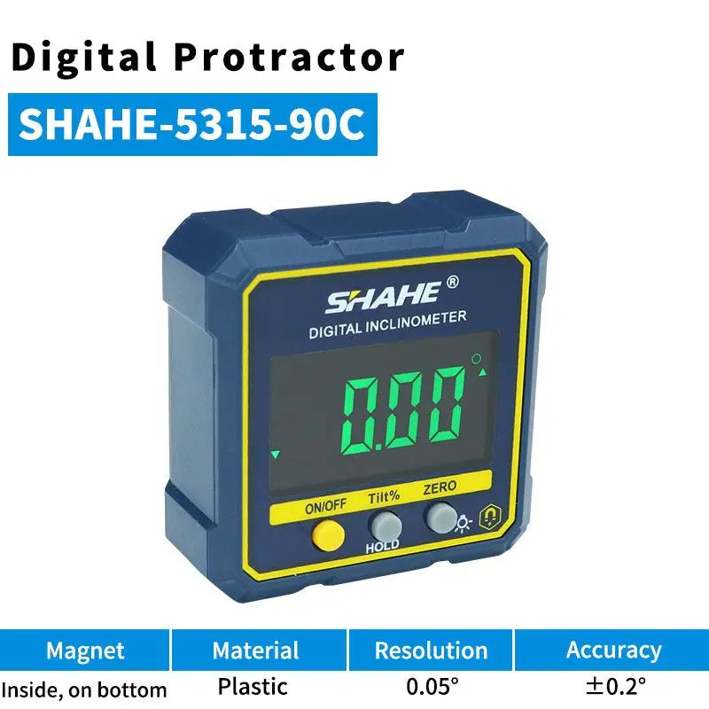 SHANHR Magnetic Digital Angle Finder with Backlight