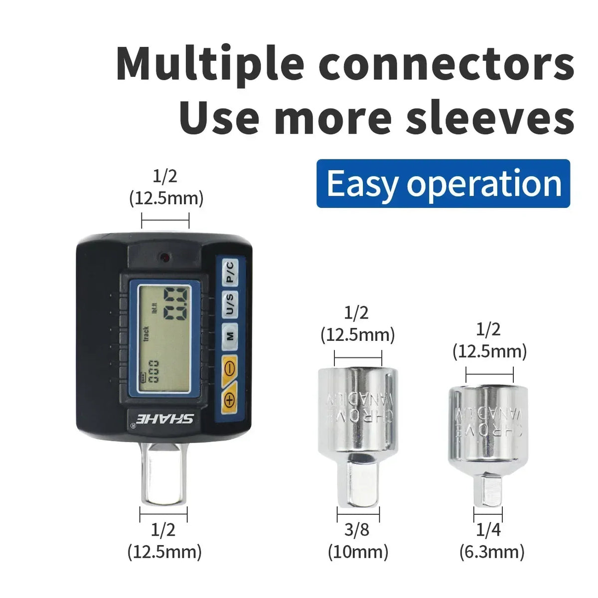 SHAHE ANC Digital Torque Adapter, 4 Models