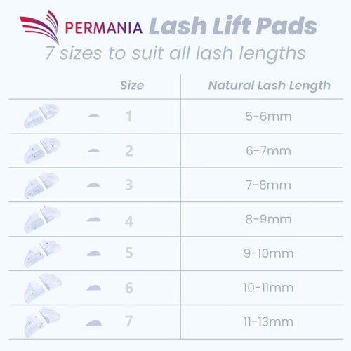 7-Pair Silicone Lash Lift Shield Set
