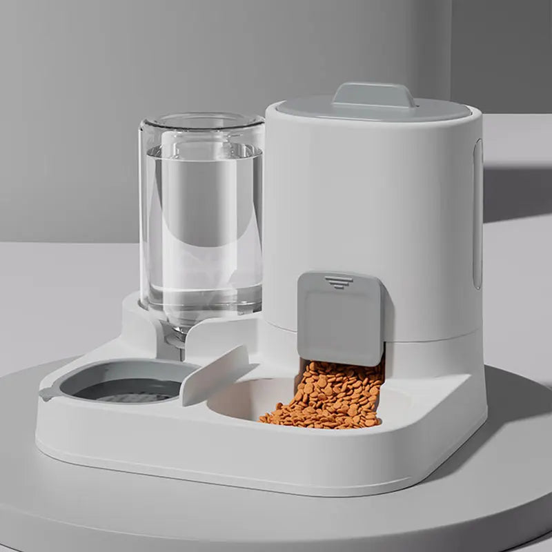 Gravity Pet Feeder & Waterer — Spill-Proof