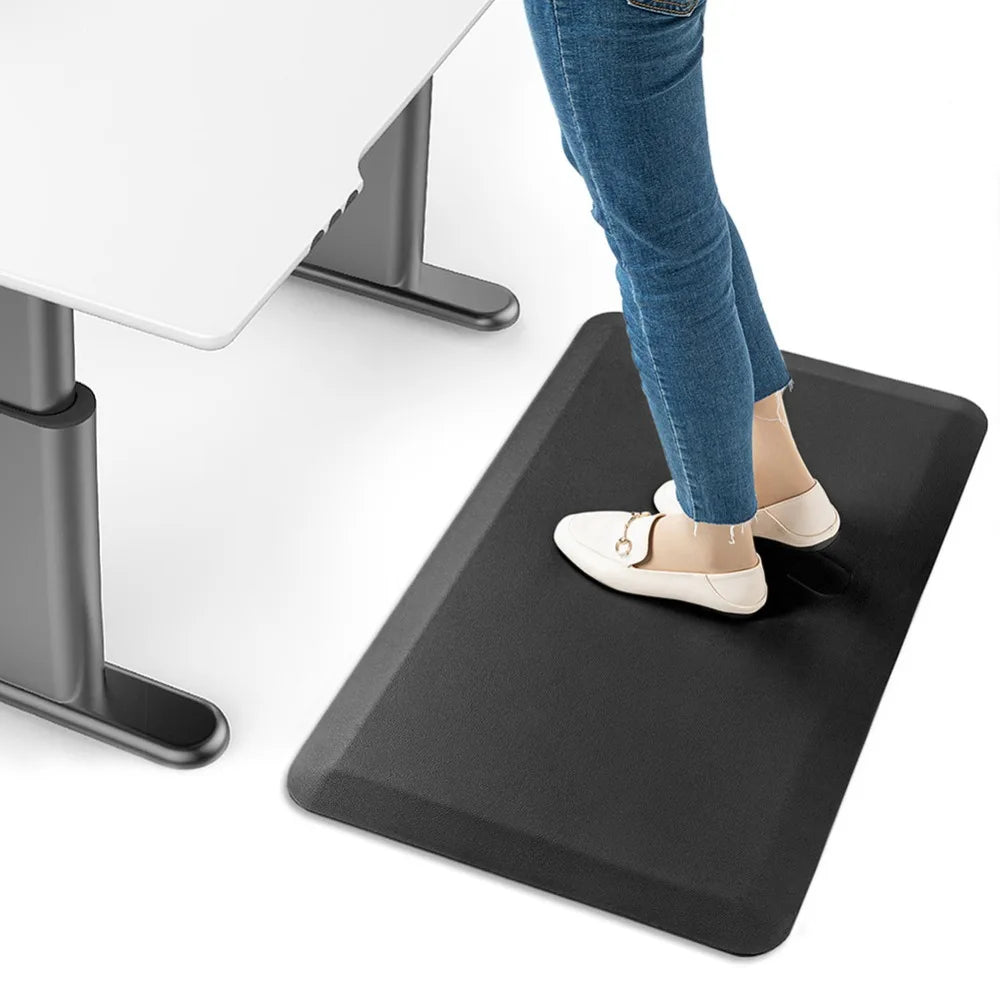 Works at the desk too