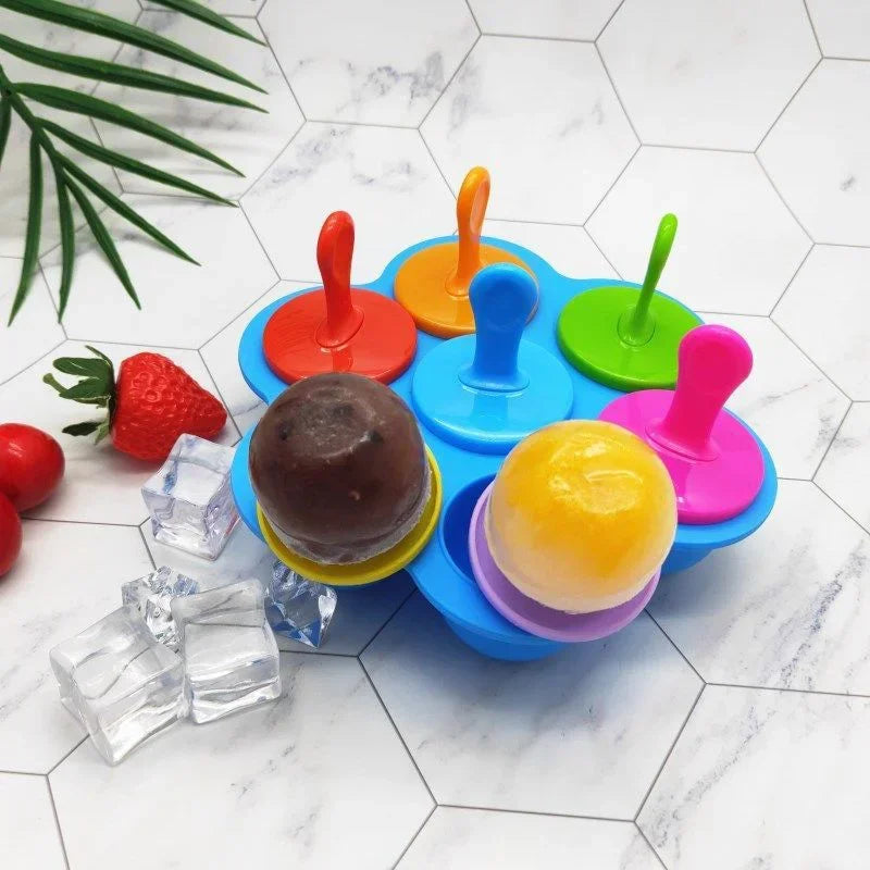 7-Cavity Silicone Popsicle Mold — product image 2