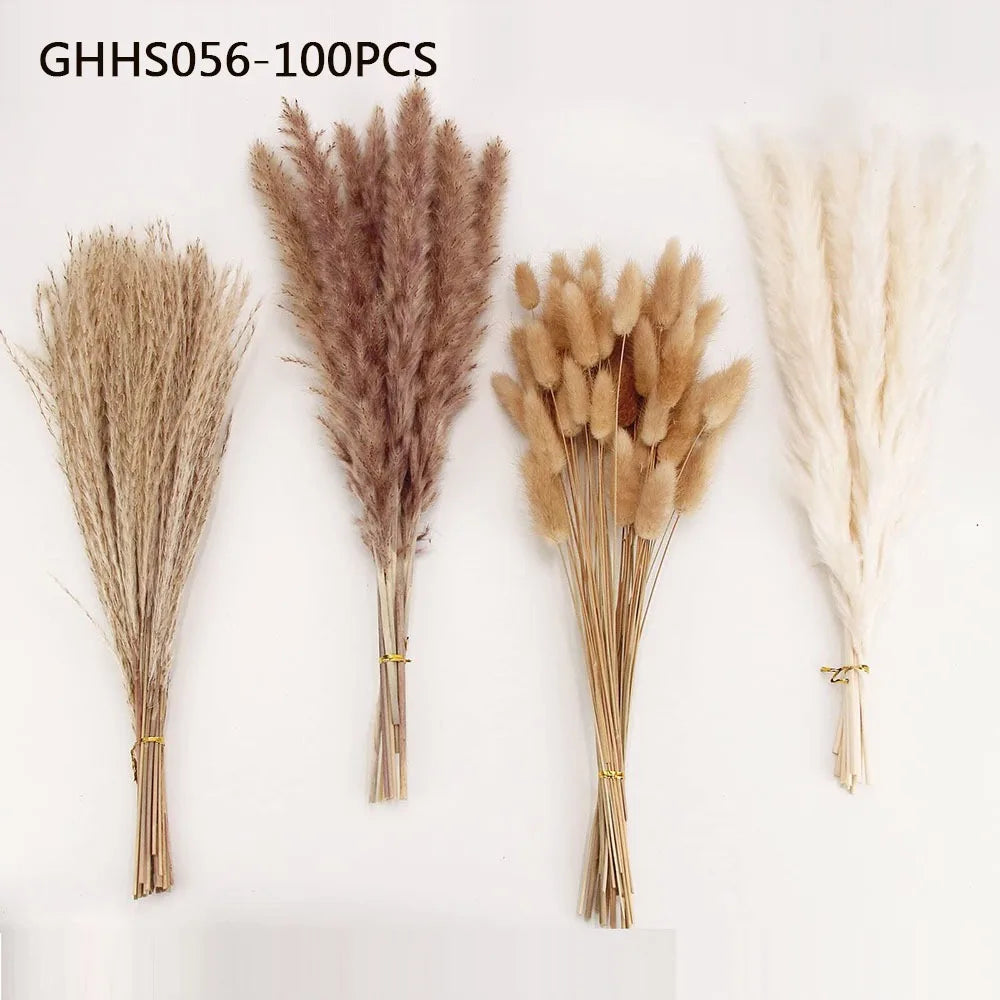 Dried Pampas & Bunny Tail Grass Bouquet – Multi-Piece Sets