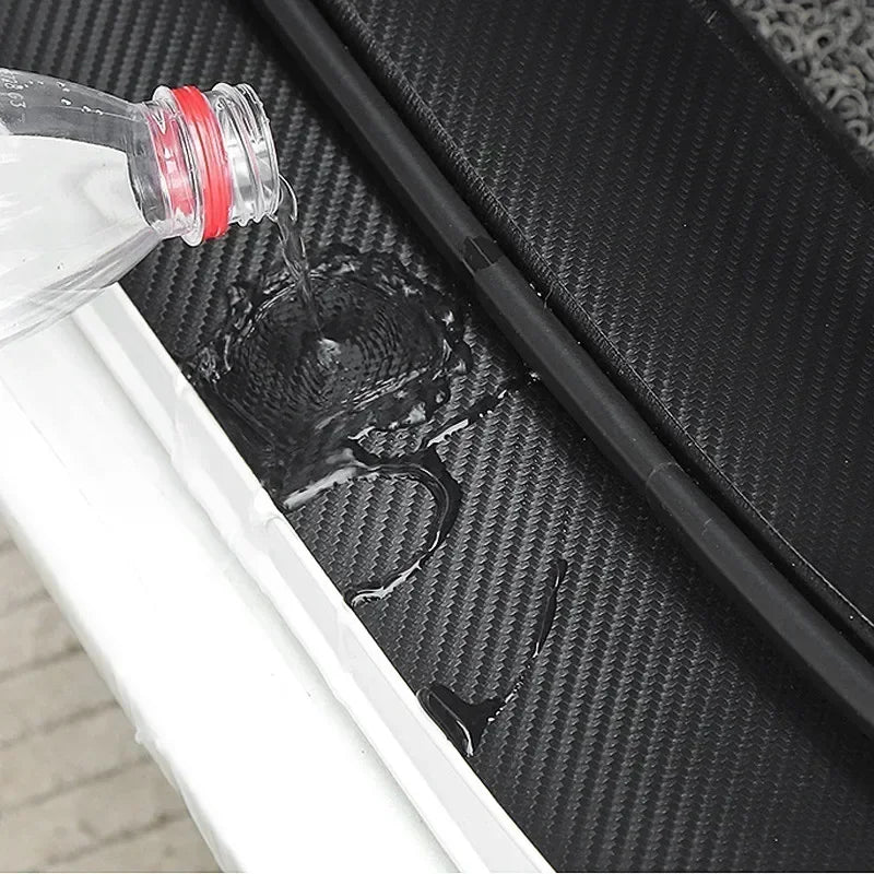 Car Door Sill Protector Stickers For Volkswagen SCIROCCO Logo Anti-Scratch Threshold Rear Trunk Strip Decorative Car Accessories