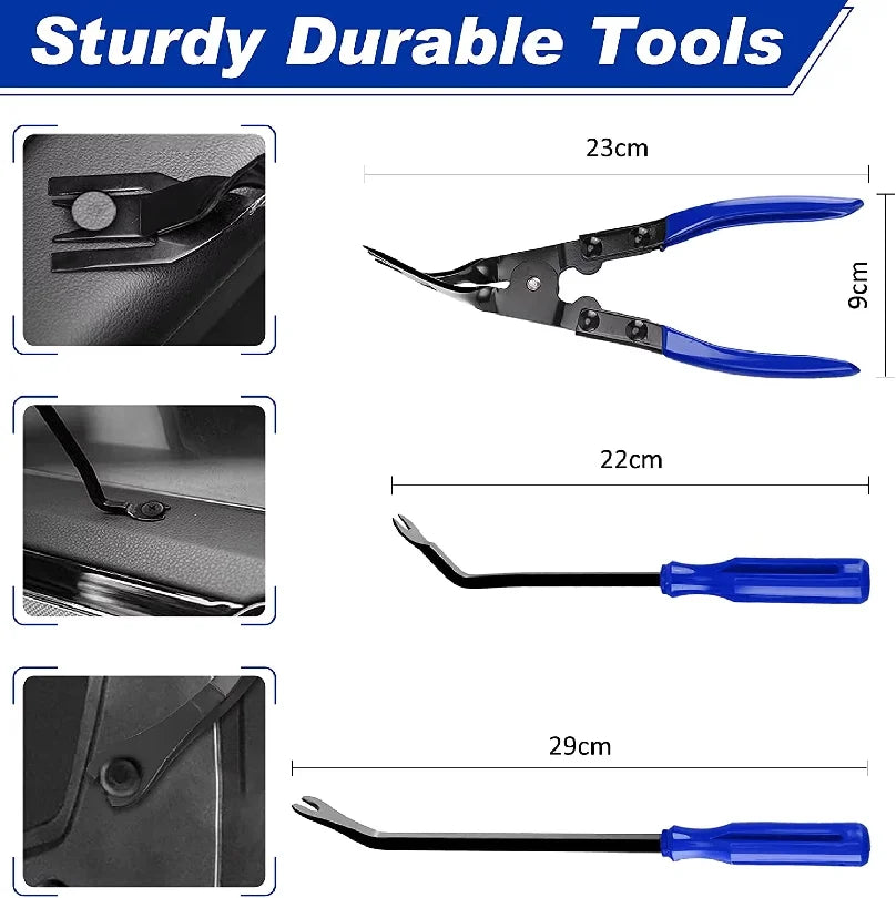 43-Piece Car Trim & Panel Removal Tool Kit