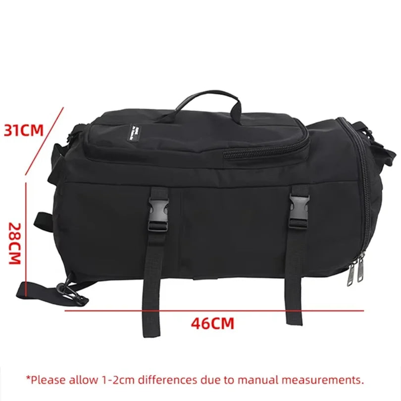 Men Large Travel Shoulder Bag Waterproof Sport Duffle Backpack Outdoor Luggage Pack Trip Bucket Rucksack Function Mochila XA380C