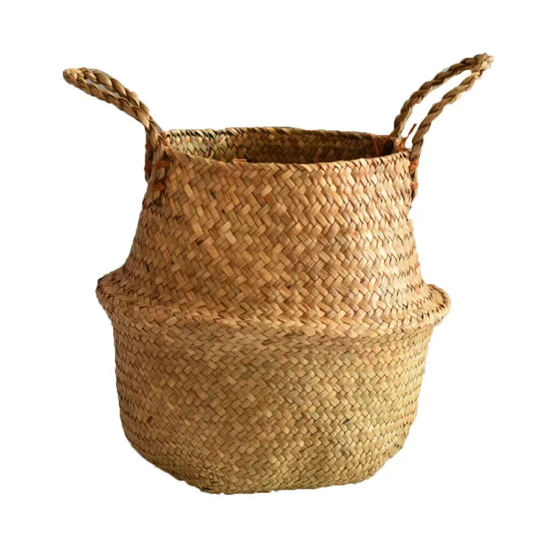 Handwoven Seagrass Storage Basket – Multiple Sizes