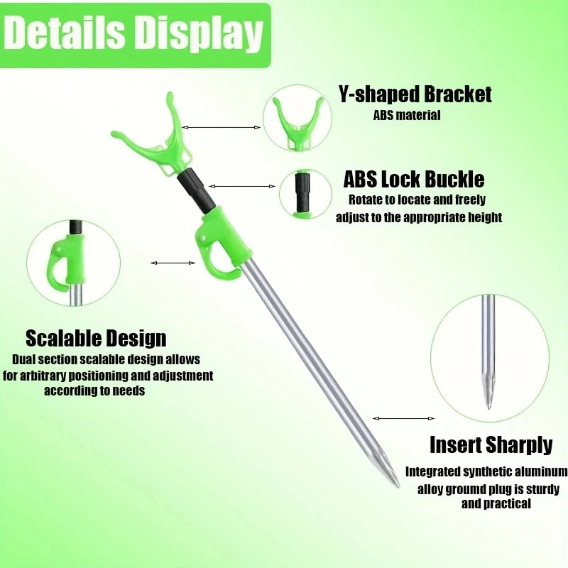 Y-shaped rod rest